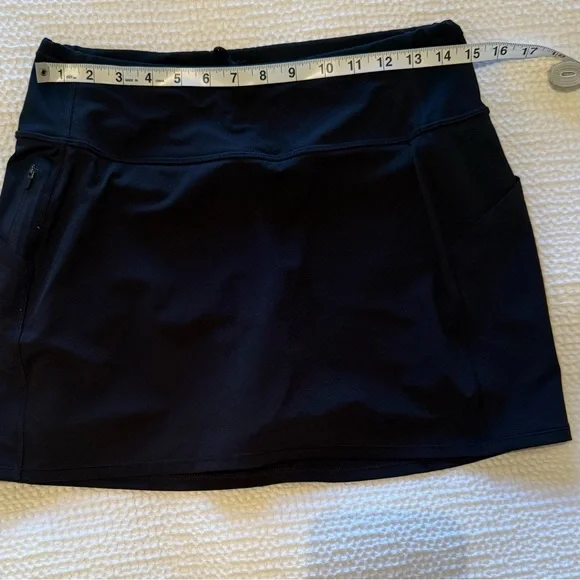 Athleta | Black Tennis Skirt/Skort with Pockets - Picture 7 of 8